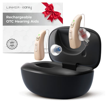 LINNER Clarity OTC Hearing Aids - Black