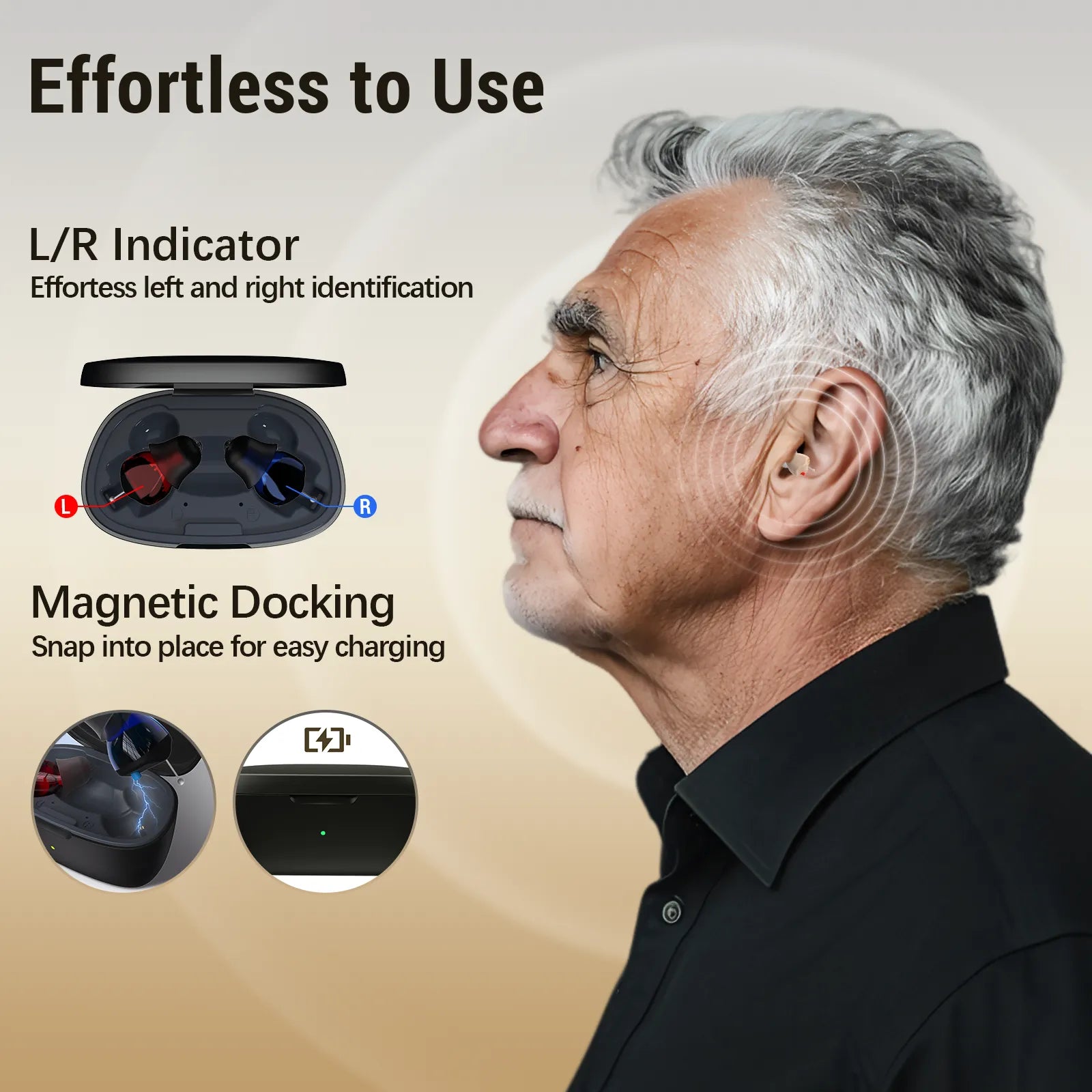 Linner Saturn Series mini-CIC OTC Hearing Aids
