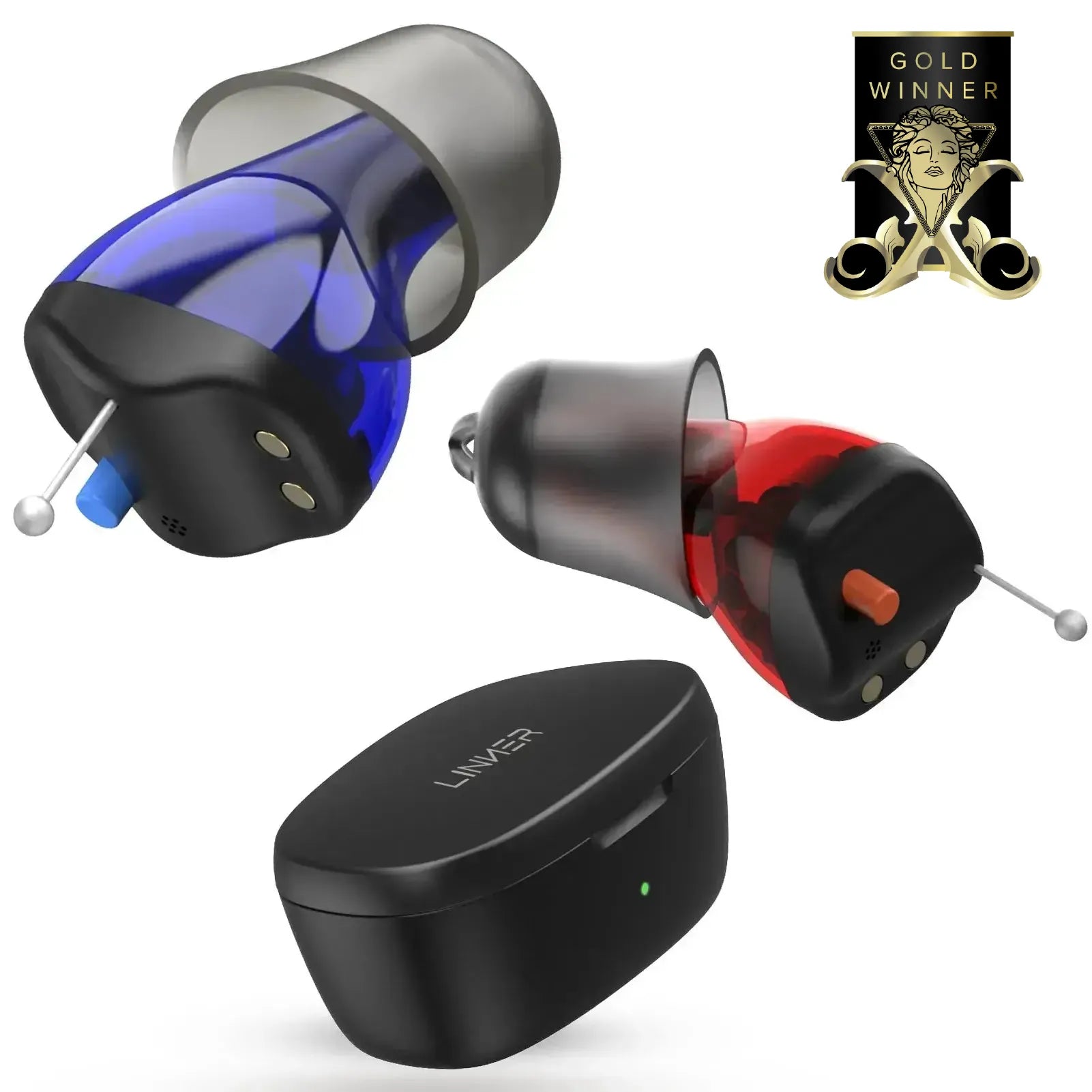 Linner Saturn Series mini-CIC OTC Hearing Aids